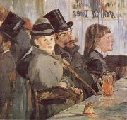 At the Cafe Edouard Manet